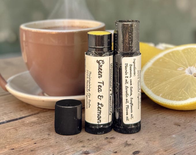 Organic Lip Balm I Green Tea & Lemon