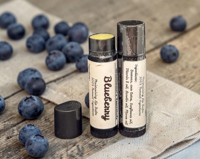 Organic Lip balm I Blueberry