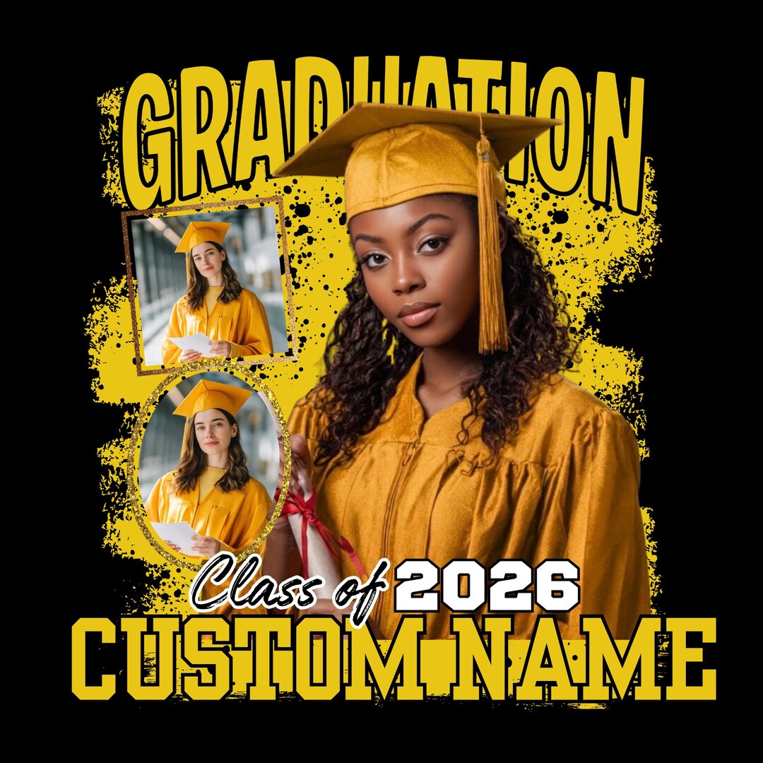 Custom Graduation DTF Transfer, Ready to Press Heat Transfer, Bulk ...