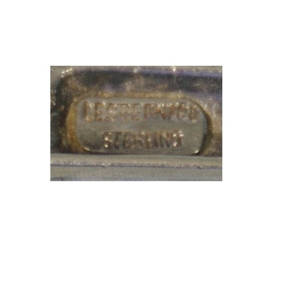 Vintage Rare BIG Les Bernard Sterling Modernist B… - image 5