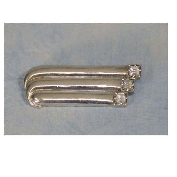 Vintage Rare BIG Les Bernard Sterling Modernist B… - image 1