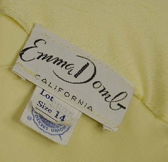 Vintage 1960s Emma Domb Silk Fit and Flare Short … - image 5