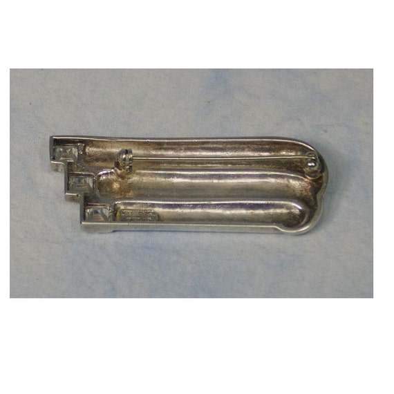 Vintage Rare BIG Les Bernard Sterling Modernist B… - image 4