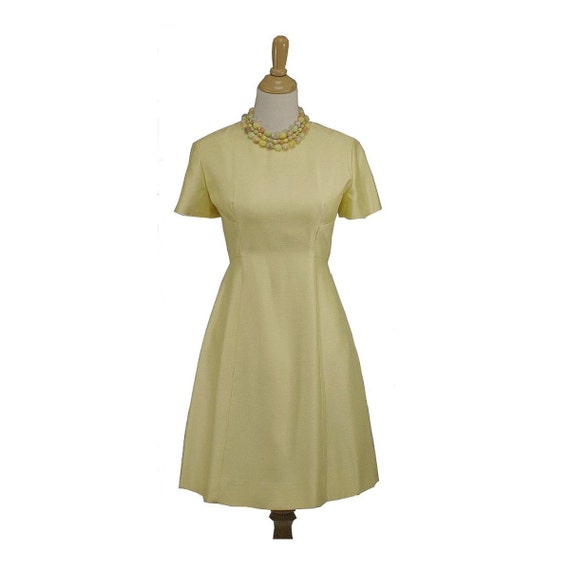Vintage 1960s Emma Domb Silk Fit and Flare Short … - image 1