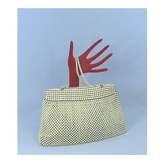 Large Vintage 40s’ Whiting and Davis Alumesh Mesh