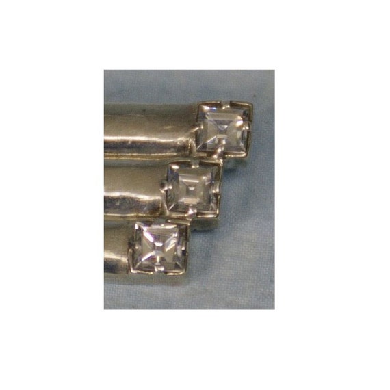 Vintage Rare BIG Les Bernard Sterling Modernist B… - image 2