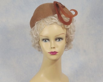 Vintage Don Anderson New York Black Fur Felt Hat – 1950s  display picture 2