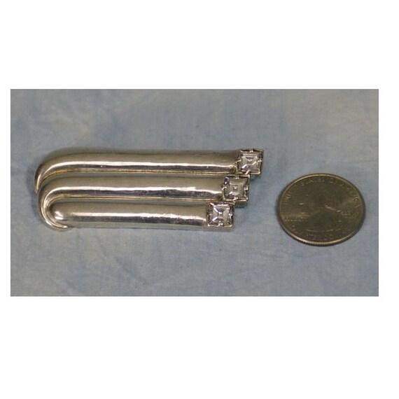 Vintage Rare BIG Les Bernard Sterling Modernist B… - image 3