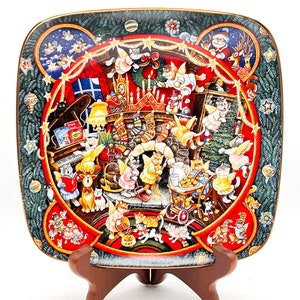 Vintage Franklin Mint &quot;Countdown To Christmas&quot; Collector Plate by Bill Bell | RA1852