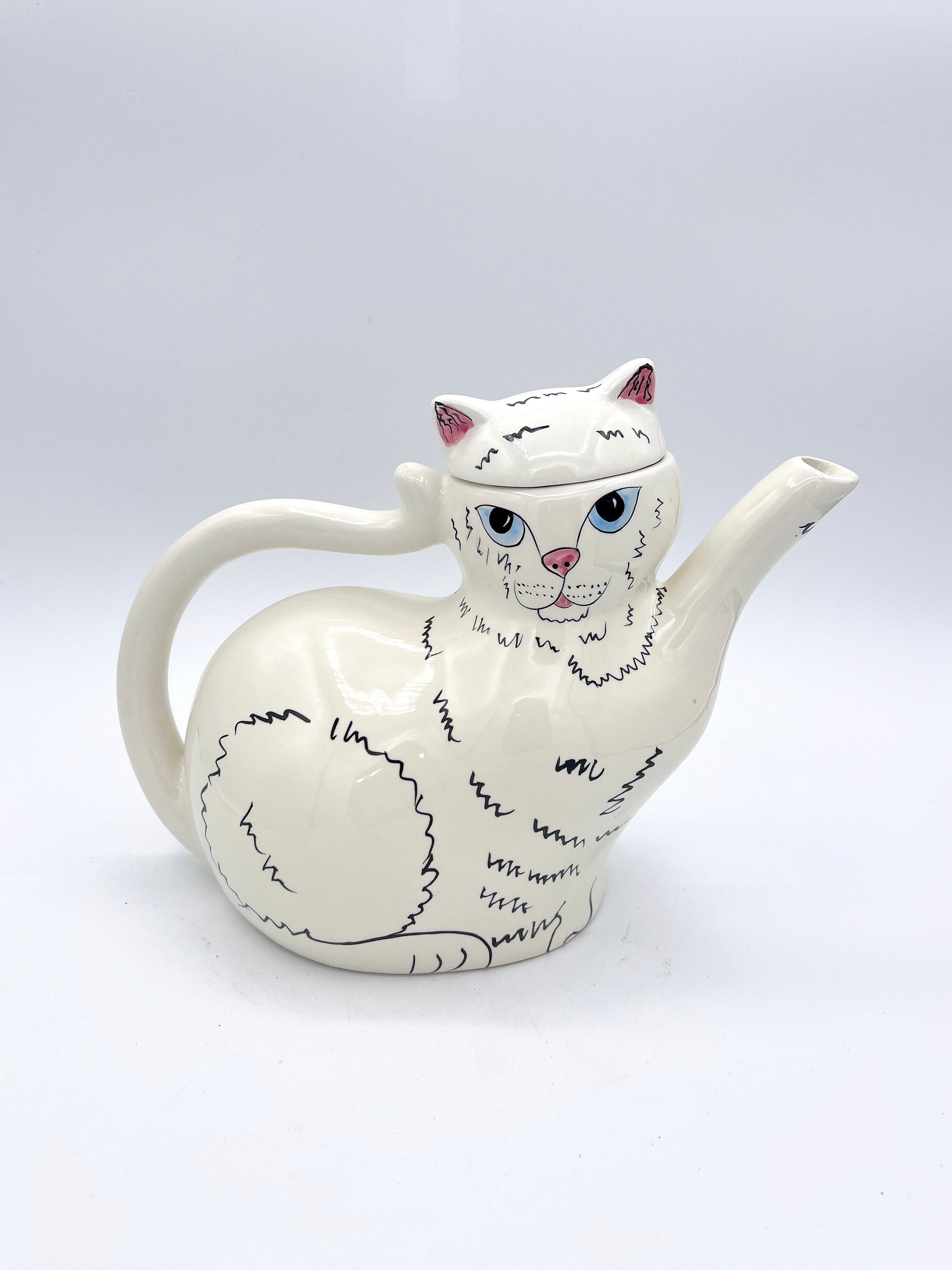 Cat Teapot Paul Cordew 2-3 Cup Teapot Pussy Cat Tea Pot 