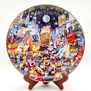 Vintage Franklin Mint &quot;Ring In The New Millennium&quot; Collector Plate by Bill Bell | RB5109
