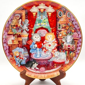 Vintage Franklin Mint &quot;Whisker Wuv&quot; Collector Plate by Bill Bell | KA3130