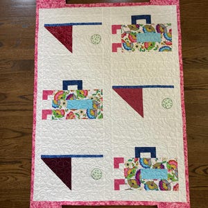 Golf Cart Seat Cover “Flower Power”.  Handmade.  Quilted with delightful daisy pattern.