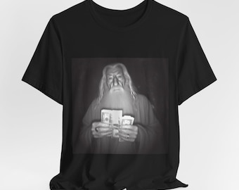 Tovenaars-T-shirt Night Duty, Fantasy Sorcerer-top