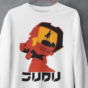 Unisex FLCL Anime Sweater, Classic Canti Shirt, Never Knows Best, Fooly Cooly, 90s Anime Shirt, Vintage Manga, Retro FLCL Manga Sweatshirt