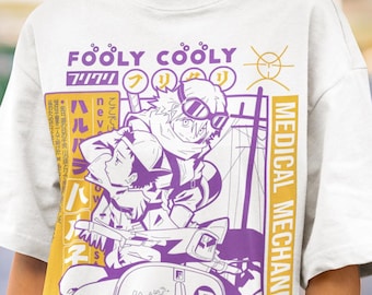 Unisex FLCL Anime Shirt, Never Knows Best Shirt, Mamimi Samejima Fooly Cooly Shirt, 90s Anime Shirt, Vintage Manga, Retro FLCL Manga Tshirt