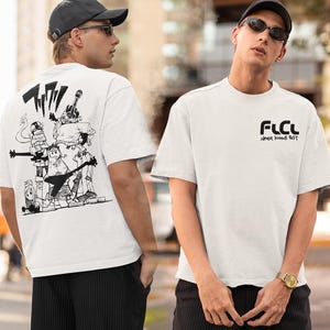 Unisex FLCL Anime Back Shirt, Never Knows Best Shirt, Mamimi, Fooly Cooly Shirt, 90s Anime Shirt, Vintage Manga Tee, Retro FLCL Manga Tshirt