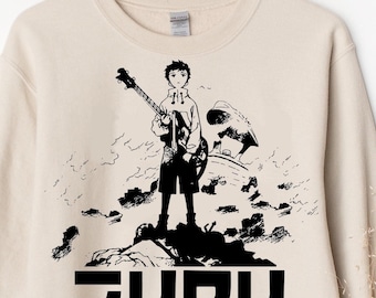 Unisex FLCL Anime Sweater, Naota Nandaba Shirt, Fooly Cooly TShirt, 90s Anime Shirt, Vintage FLCL Manga, Retro Furi Kuri Manga Sweatshirt