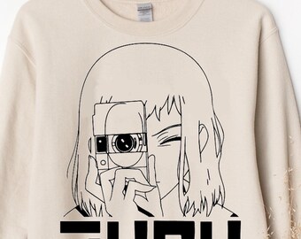 Unisex FLCL Anime Sweater, Never Knows Best Shirt, Mamimi Samejima Fooly Cooly, 90s Anime Shirt, Vintage Manga, Retro FLCL Manga Sweatshirt