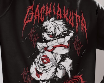 Dark Aesthetic Anime Sweatshirt, Chaos World Grafik T-Shirt, Cooles Anime Top, GESCHENK für Otaku & Manga Liebhaber, Anime Unisex Pullover