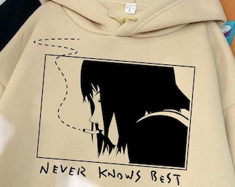 Unisex FLCL Anime Hoodie, Never Knows Best Shirt, Mamimi Samejima Fooly Cooly Shirt, 90s Anime Shirt, Vintage Manga, Retro FLCL Manga Hoodie