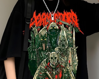 Unisex, Welcome to Chaos Anime Shirt,90s Anime Vintage Shirt Doro Anime Sweat, Welcome to Chaos Black Metal Team Shin Metal Poster Tshirt