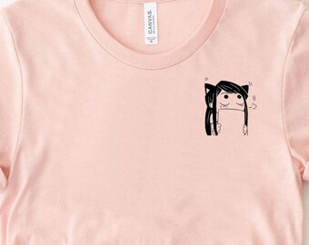Unisex Komi Anime Shirt, Anime Inspired Tshirt, Japan Style tee Manga Shirt Waifu GIFT Shirt, Japanese Kawaii Girls Streetwear Anime T-Shirt