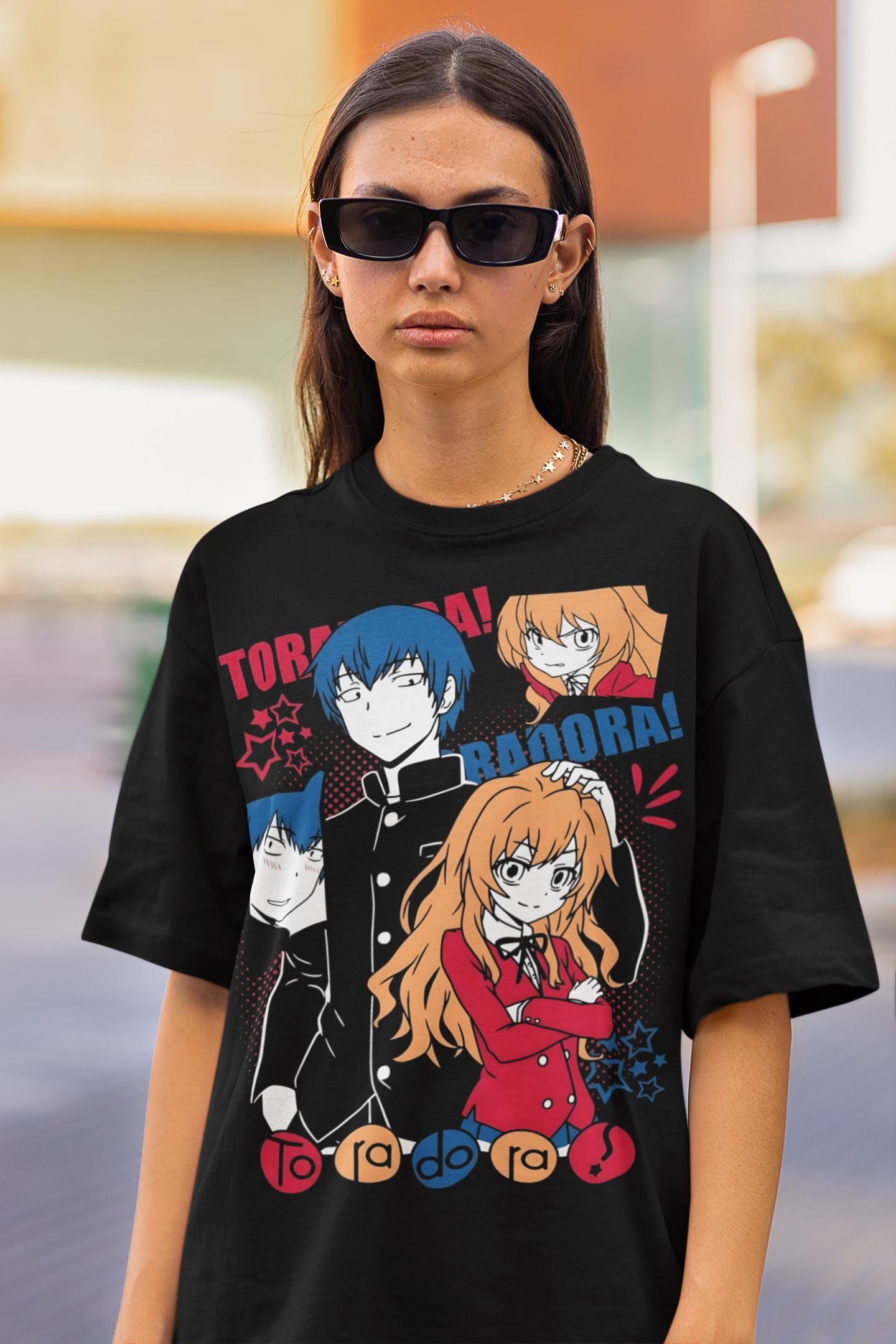 TORADORAとらドラ 逢坂大河 アニメTシャツ 逢坂大河オンリーマシマシ