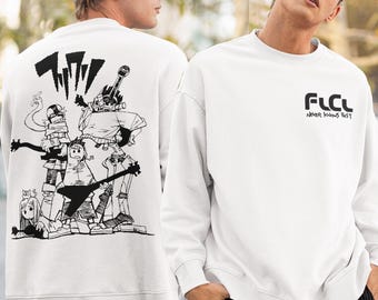 Unisex FLCL Anime Back Sweater, Never Knows Best Shirt, Mamimi, Fooly Cooly, 90s Anime Shirt, Vintage Manga Tee, Retro FLCL Manga Sweatshirt