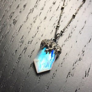 Children of the Forest Pendant  - OOAK Moonstone