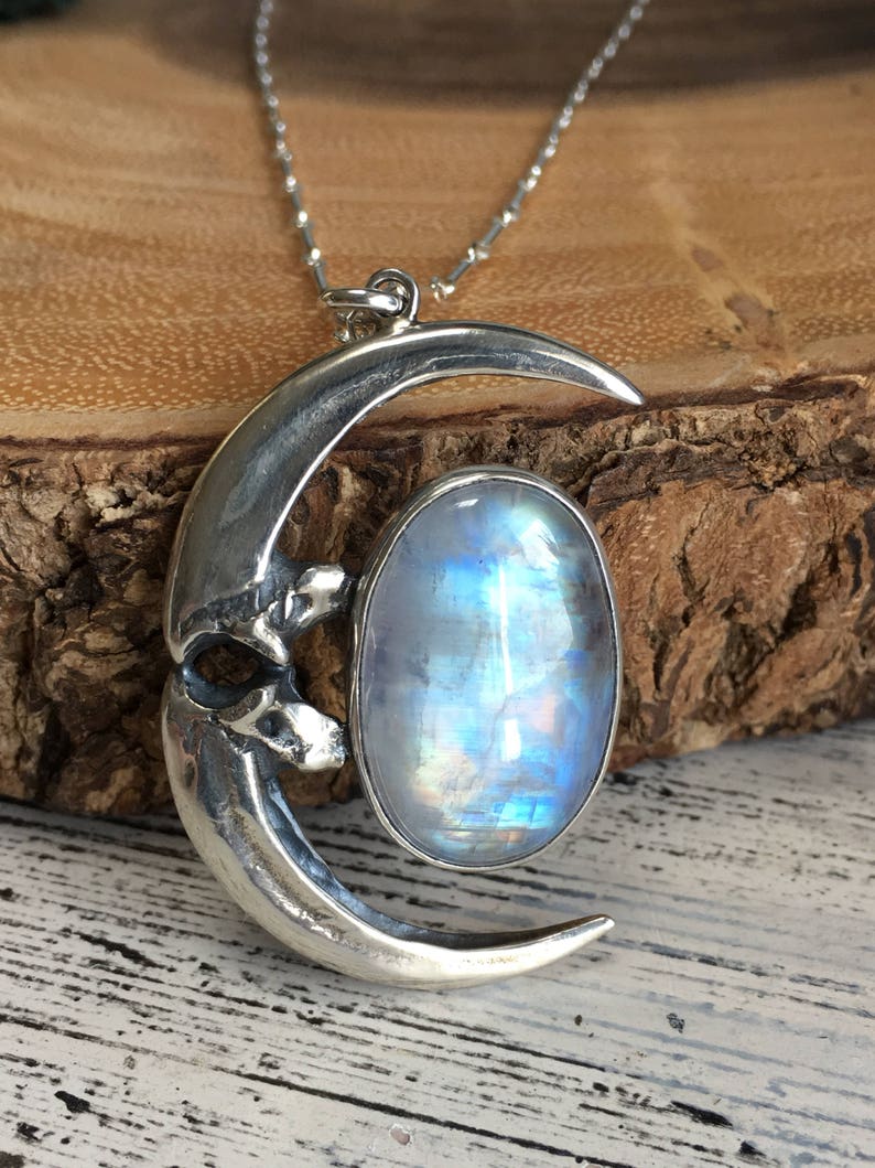 Lunar Eclipse Pendant Etsy