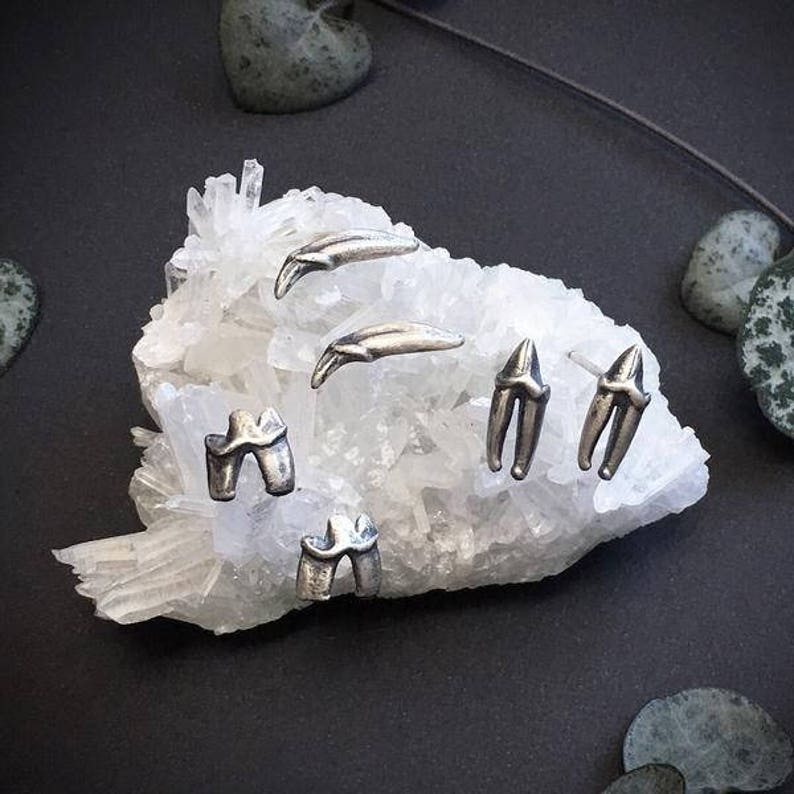 Ready to Ship Mink Teeth Stud Collection III
