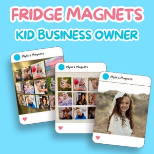 Fridge Magnets Custom | 2&quot;x2&quot; Photo Magnets | Personalized Gift