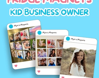 Fridge Magnets Custom | 2"x2" Photo Magnets | Personalized Gift