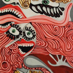 Hoopla- Original Acrylic Painting