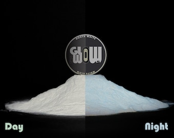 White Glow in The Dark Pigment: Strontium Aluminate Phosphorescent Powder