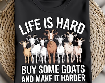 Funny Goat PNG: Farm Animal Humor, Digital Download