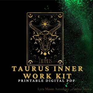 Zodiac Signs Printable Cards, Digital Download, Taurus, Astrology Journal, Horoscope Cards, Spirituality