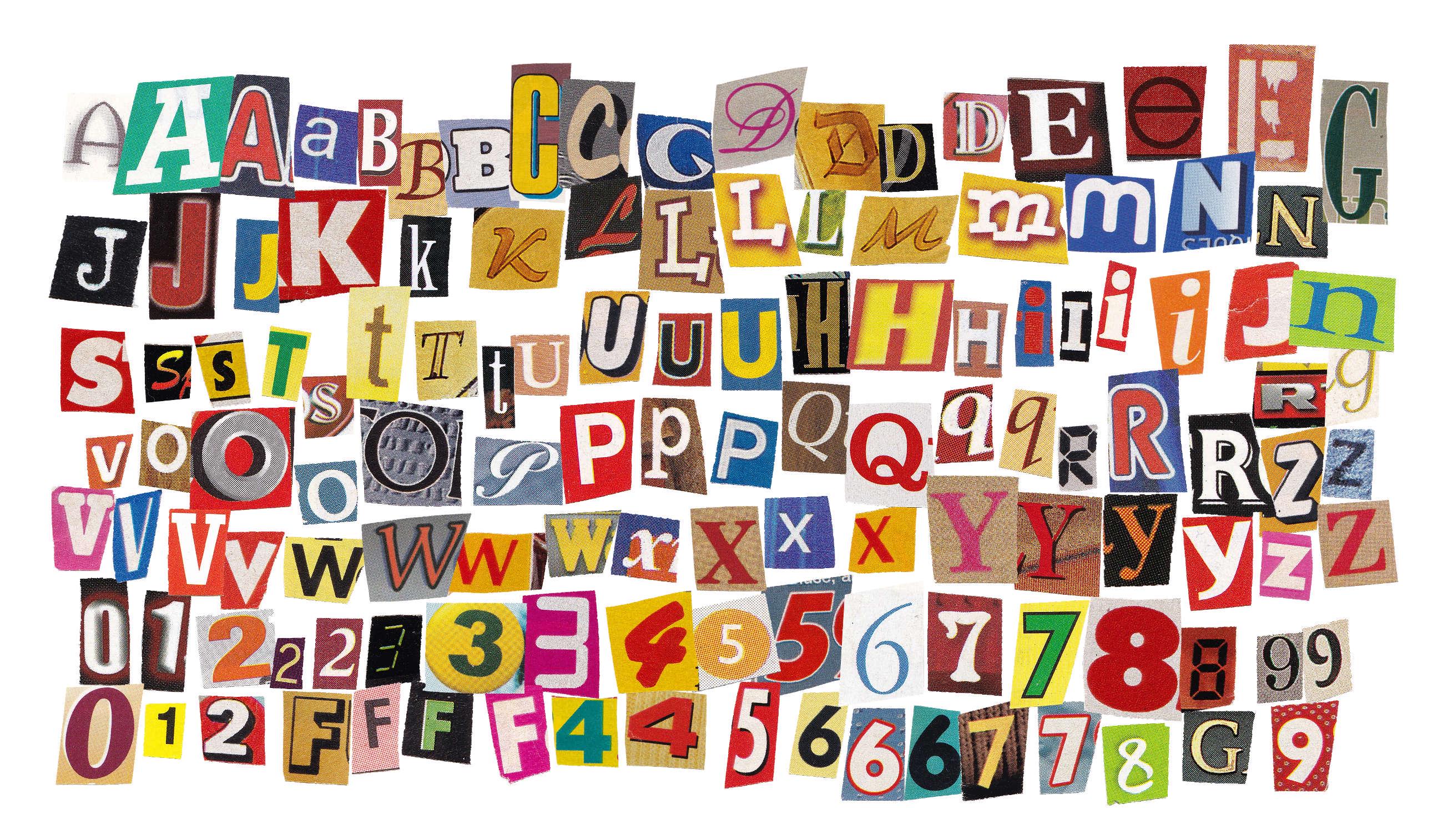 Cut Lettering Paper Cut Out Paper Letters - Etsy