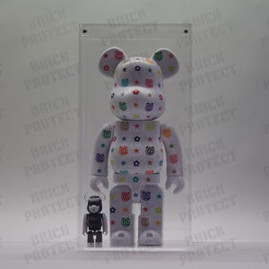 Bearbrick 400% - Ours En Vinyle Décoratif De 28 Cm Pour Collection Ou Décoration De Bureau (Noir)