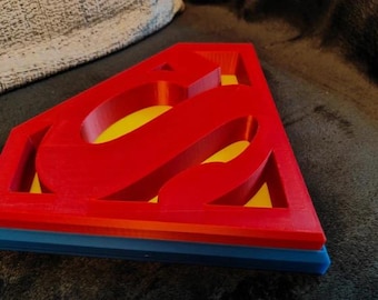 3D Printed Superman Logo