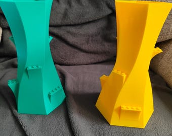 Display Vase For Lego Bouquet 3D Printed