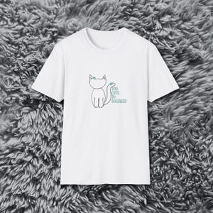 T-shirt chat mignon - t-shirt graphique chat, chemise chat drôle, cadeau pour amoureux des chats