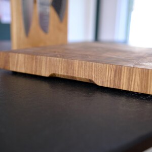 Oak end grain cutting board - handmade, cutting board, handmade gift, housewarming gift, barbecue gifts image 9