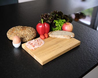 Oak cutting board – handmade cutting board, snack board, serving board – gift idea for connoisseurs