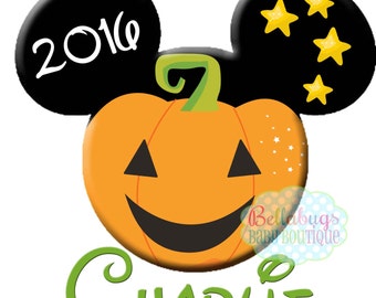mickey pumpkin printable digital iron on transfer design personalized diy do it yourself vacation disney
