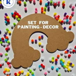 Family Craft Time. Schilderset voor kinderen. DIY-knutselset. Cadeau voor kinderen. Verjaardagscadeau. DIY-kit voor stuurpen.  Sensorisch speelpakket. Interactief speelgoed. Doe-het-zelf