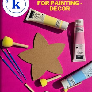 Schilderset voor kinderen. Cadeau voor kinderen. Verjaardagscadeau. Familie knutseltijd. DIY-knutselset. DIY-kit voor stuurpen. Sensorisch speelpakket. Interactief speelgoed. Doe-het-zelf