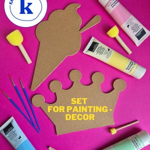 DIY-kit voor stuurpen. Schilderset voor kinderen. Cadeau voor kinderen. Verjaardagscadeau. Familie knutseltijd. DIY-knutselset.  Sensorisch speelpakket. Interactief speelgoed. Doe-het-zelf