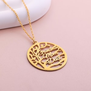 Sterling Silver Tree of Life Necklace, Dainty Tree of Life Pendant | Gold Tree of Life Charm, Family Tree Necklace | Mother&#39;s Day Necklace